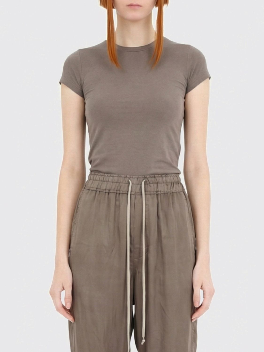 Rick Owens T-shirt  Damen Farbe Grau In Brown