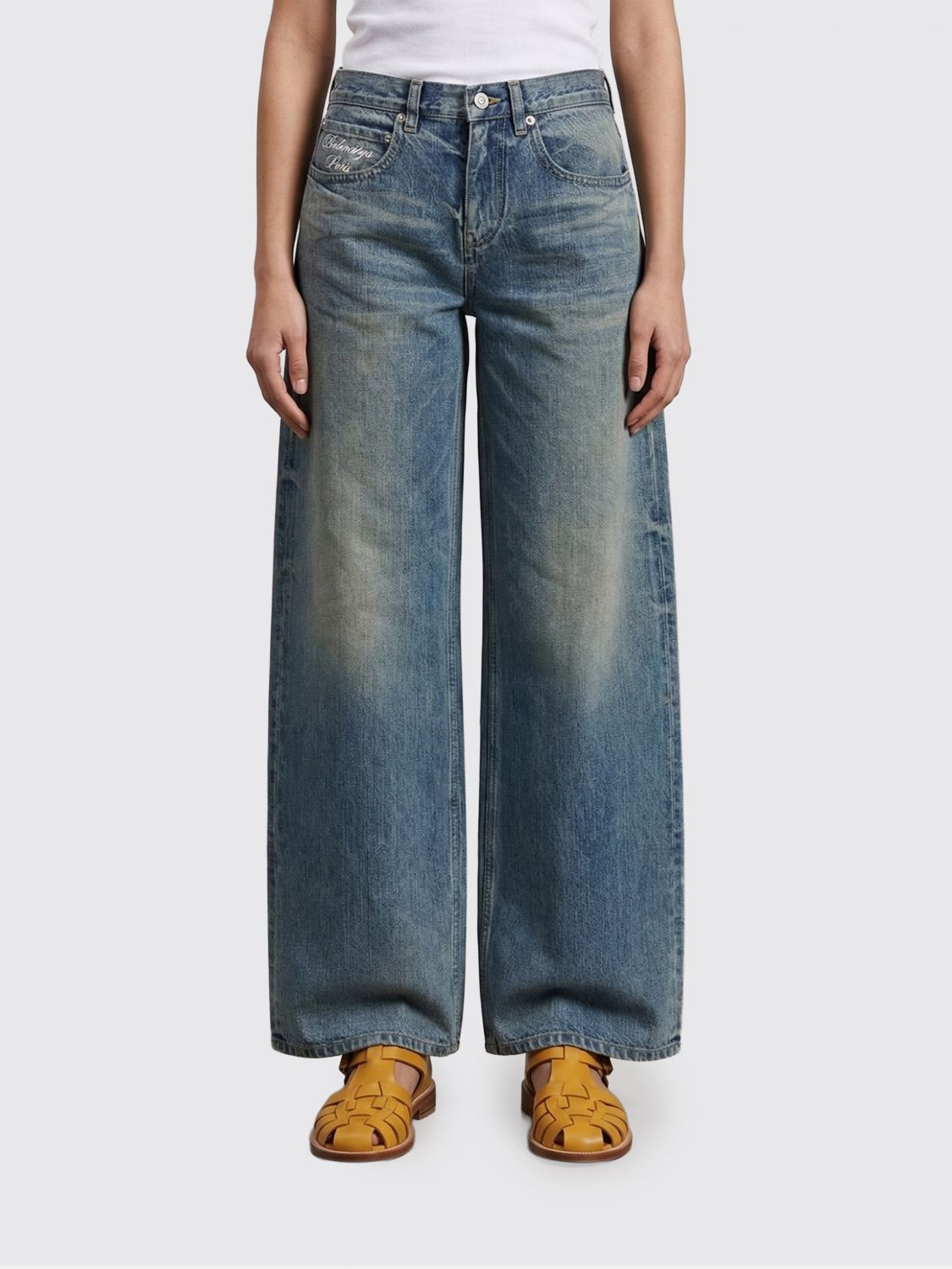BALENCIAGA Jeans Damen Farbe Blau