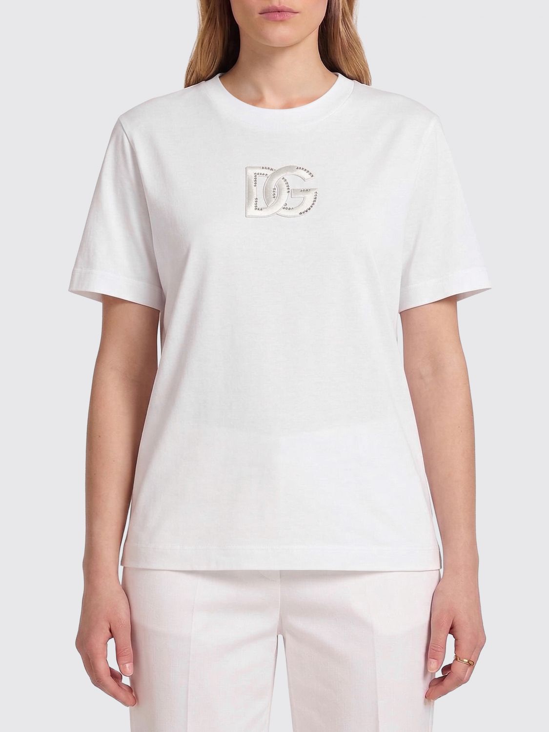 DOLCE & GABBANA T-Shirt Damen Farbe Weiß