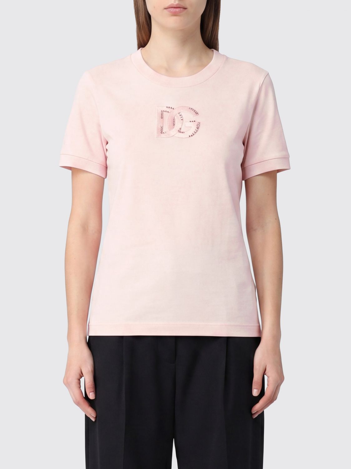 DOLCE & GABBANA T-Shirt Woman color Pink