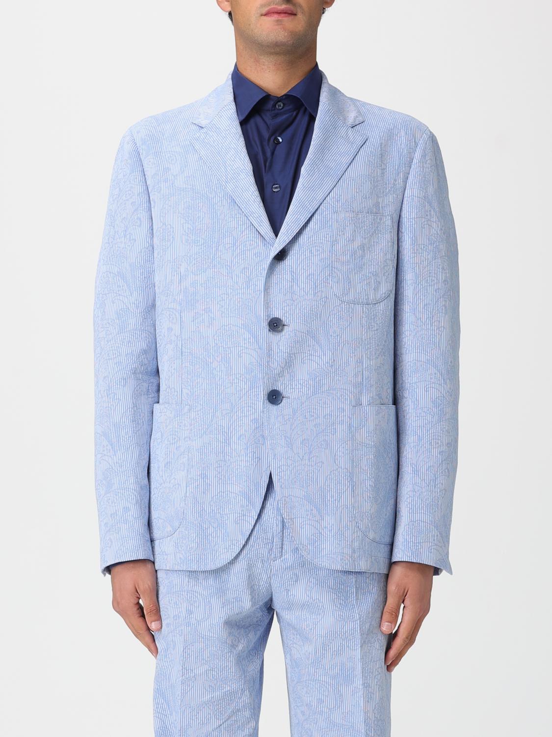 ETRO Jacke Herren Farbe Blau