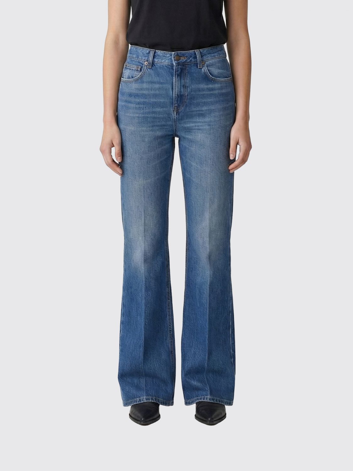 HAIKURE Jeans Damen Farbe Blau