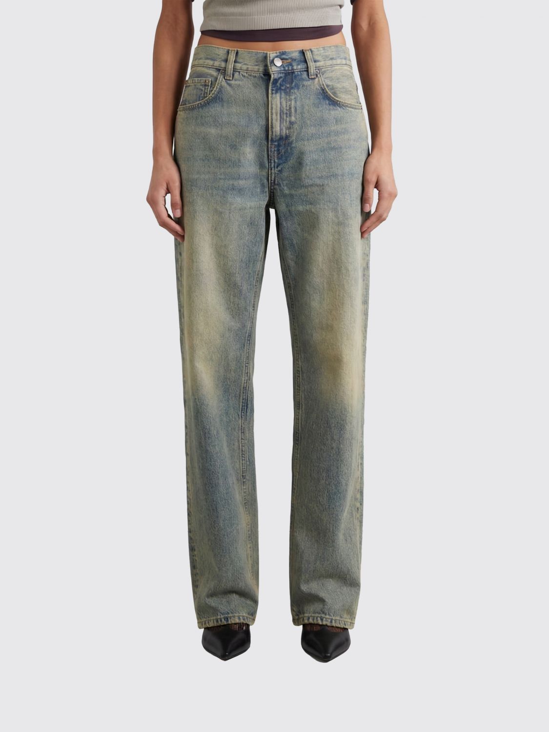 HAIKURE Jeans Damen Farbe Denim