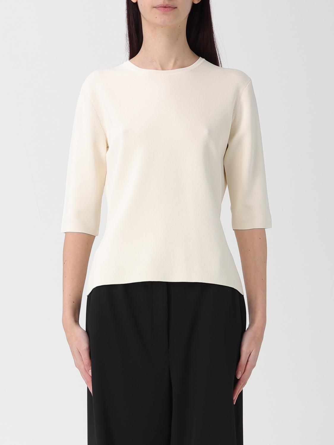 MAX MARA T-Shirt Woman color Ivory　MAX MARA Tシャツ ウーマンカラー アイボリー MAX