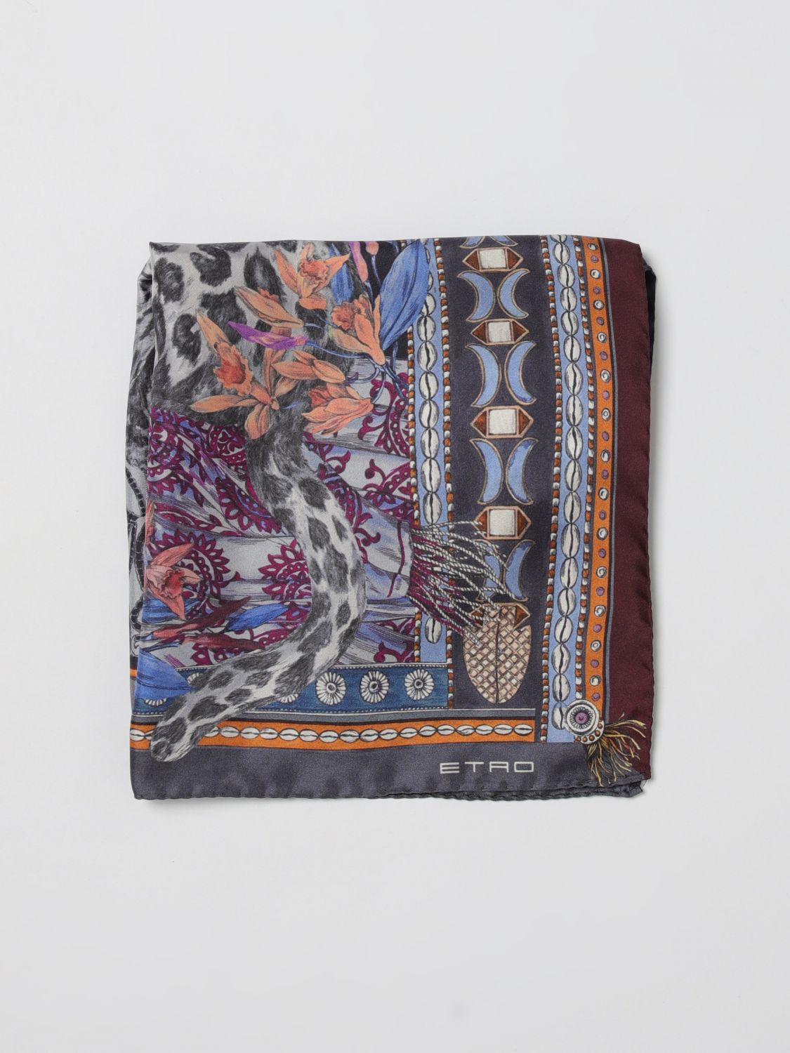 ETRO ETRO Pocket Square Men color Blue　エトロ ポケットチーフ メンズ カラー ブルー