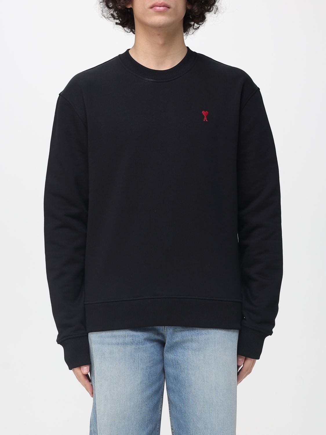 Ami Paris Sweatshirt Men color Black
