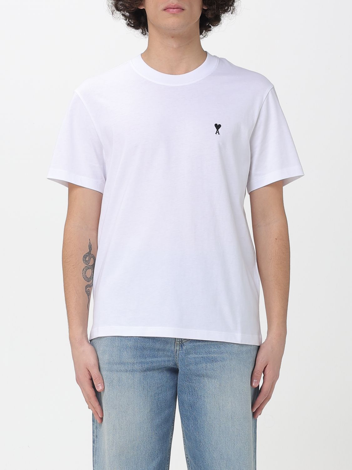 AMI PARIS T-Shirt Herren Farbe Weiß