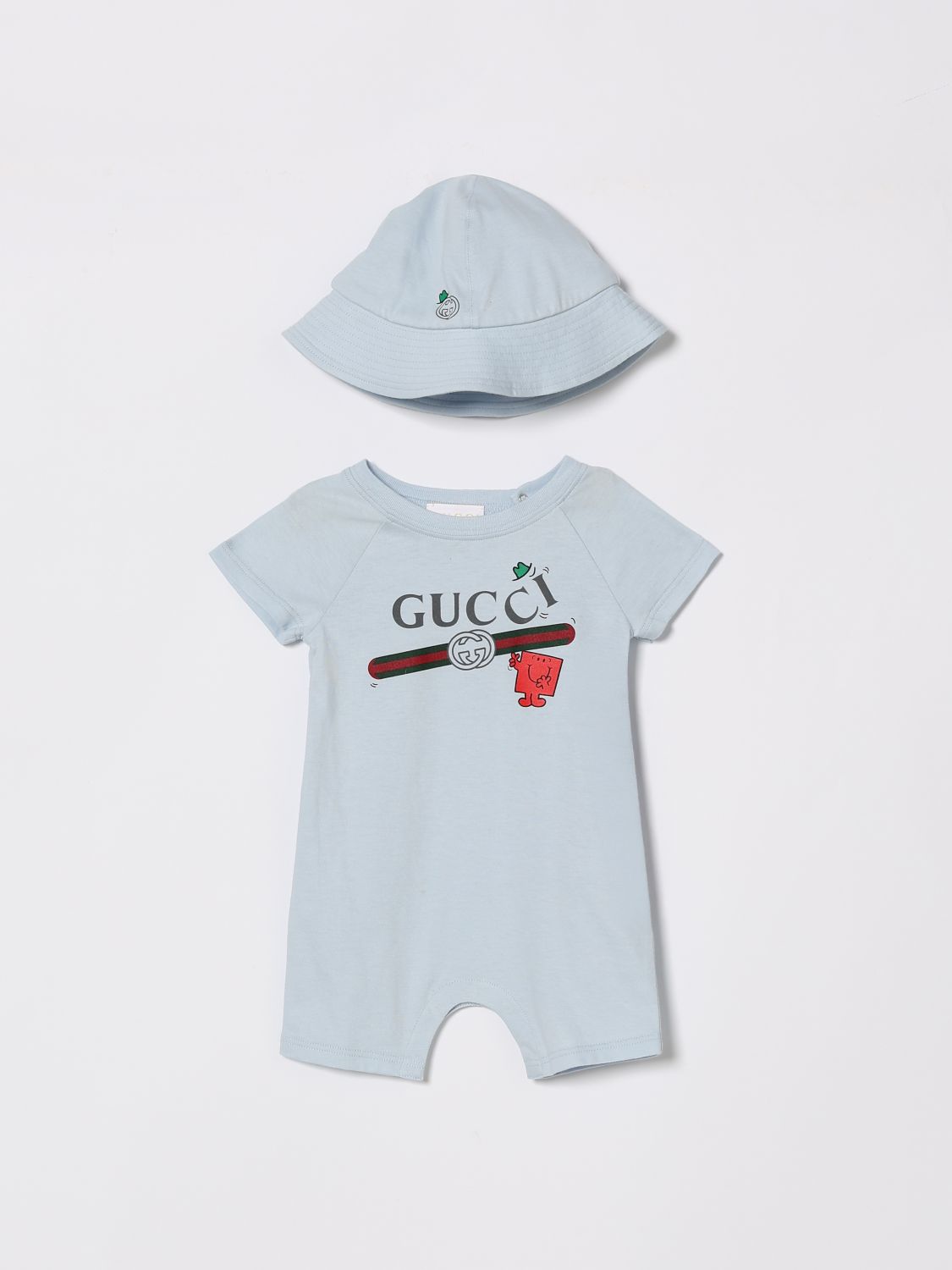 GUCCI Coordinato in cotone con logo