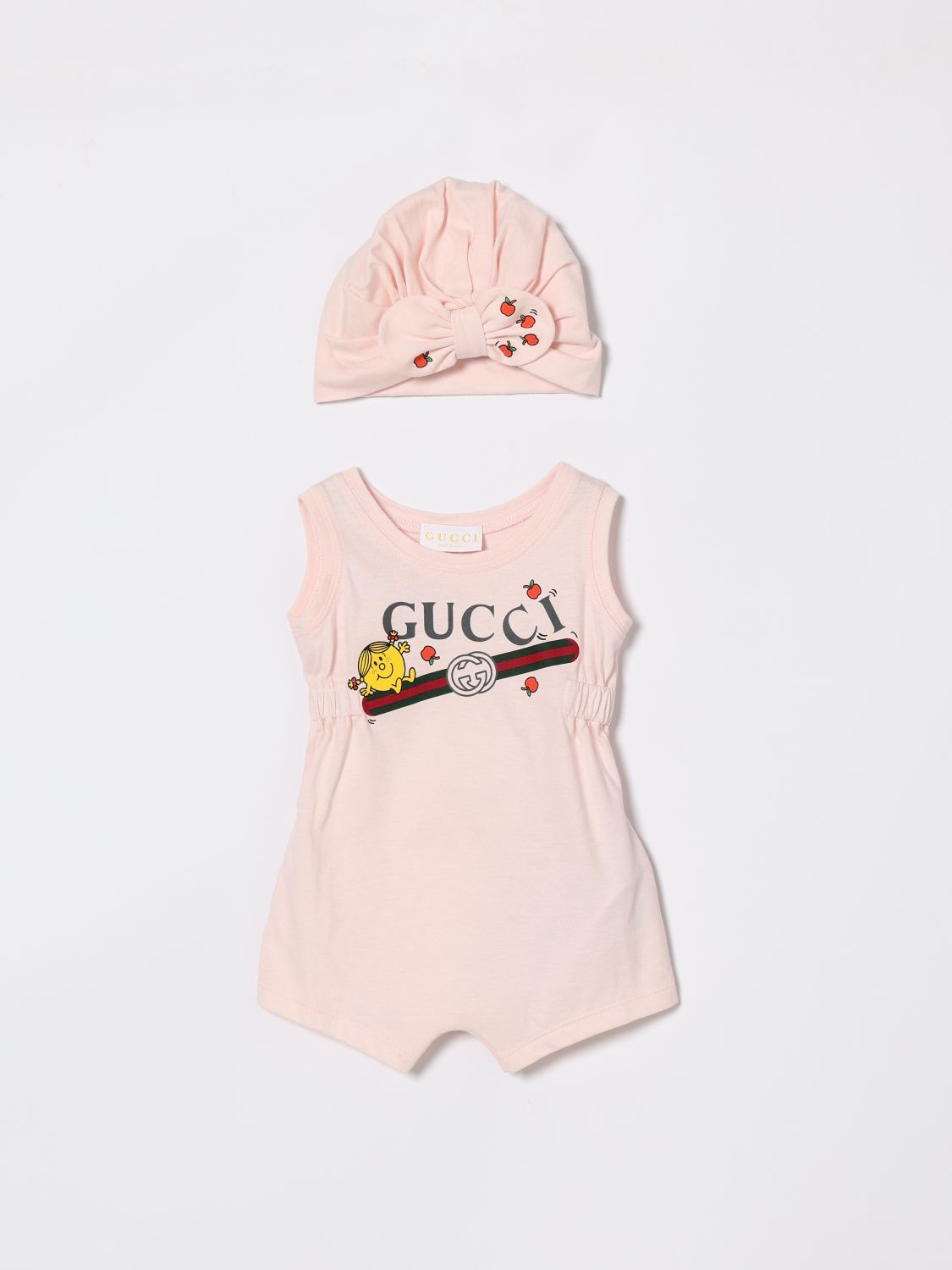 GUCCI Coordinato in cotone con stampa logo