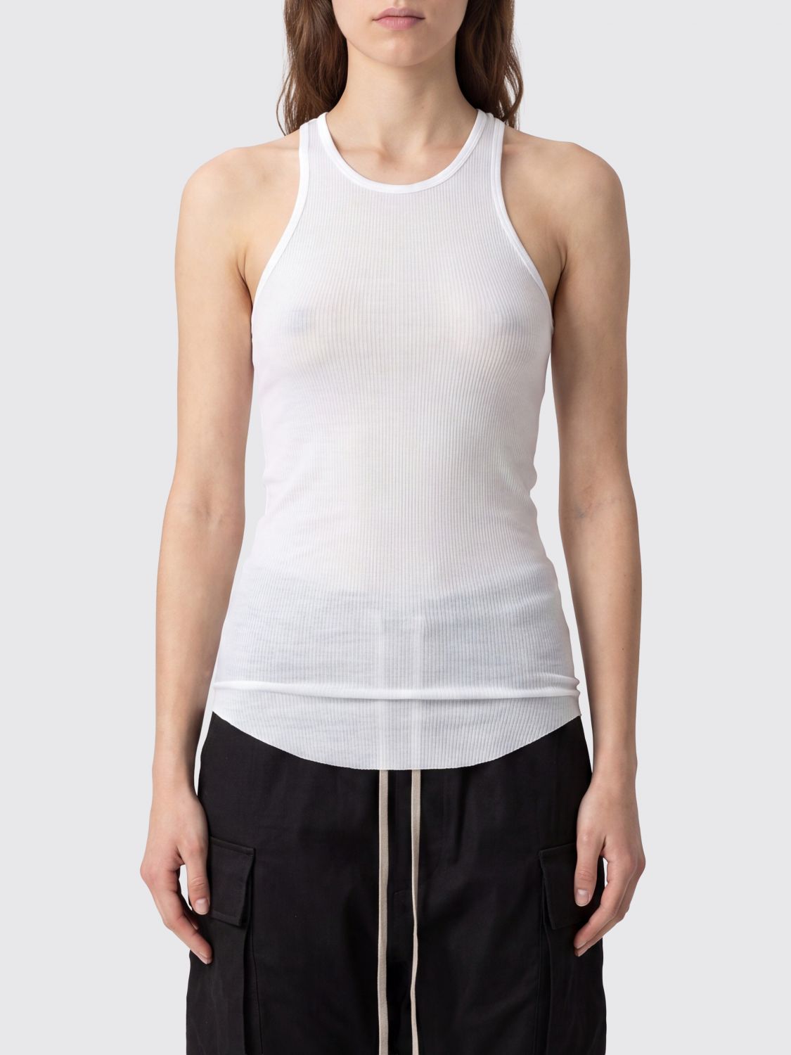 RICK OWENS T-Shirt Woman color Milk