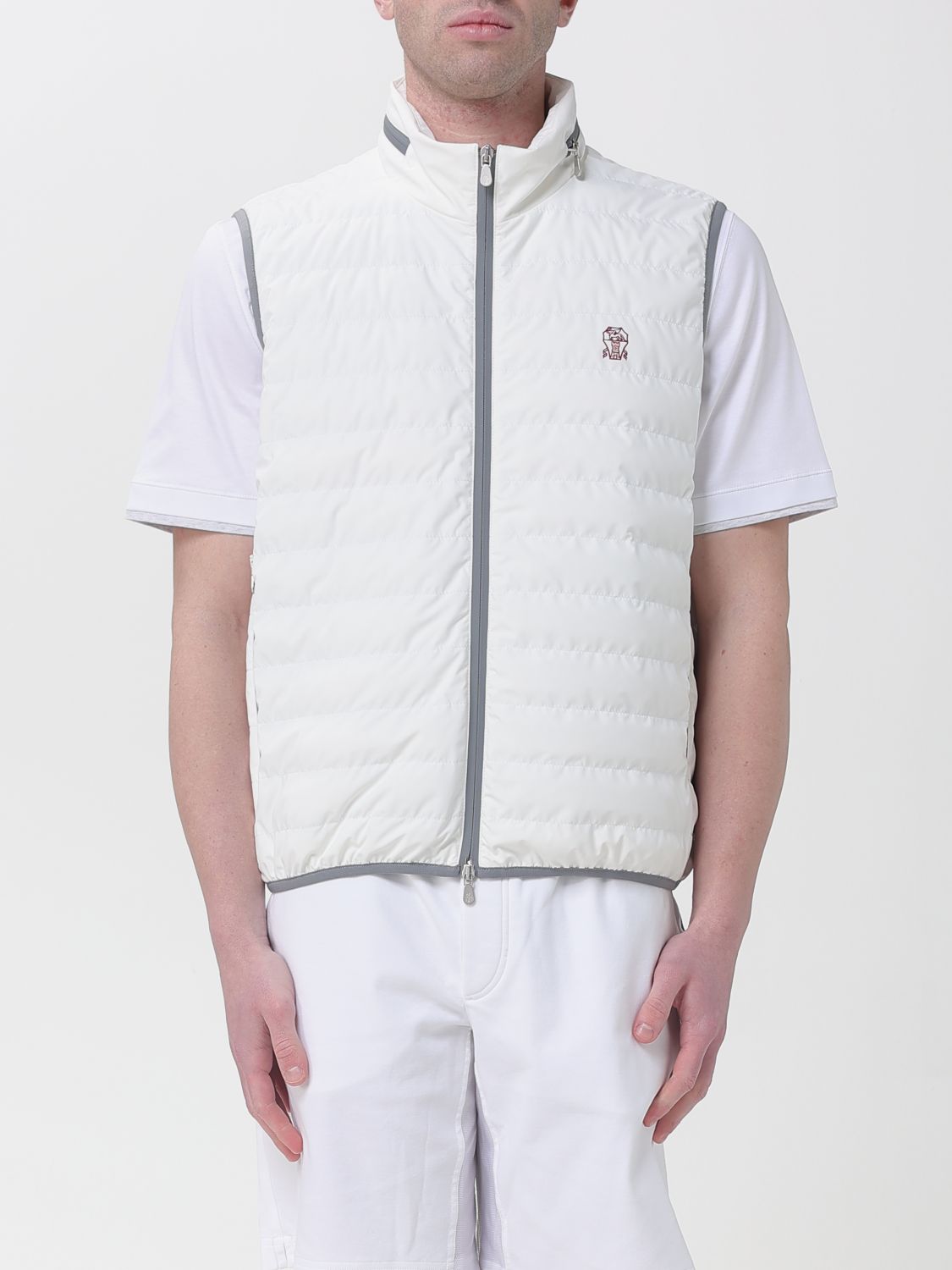 BRUNELLO CUCINELLI Suit Vest Men color White