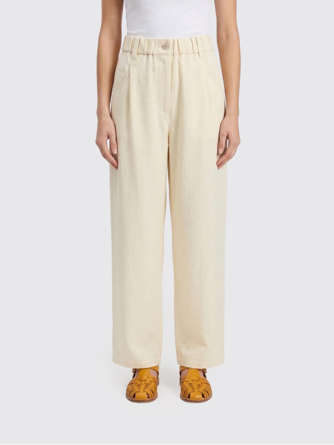 BRUNELLO CUCINELLI Hose Damen Farbe Weiß