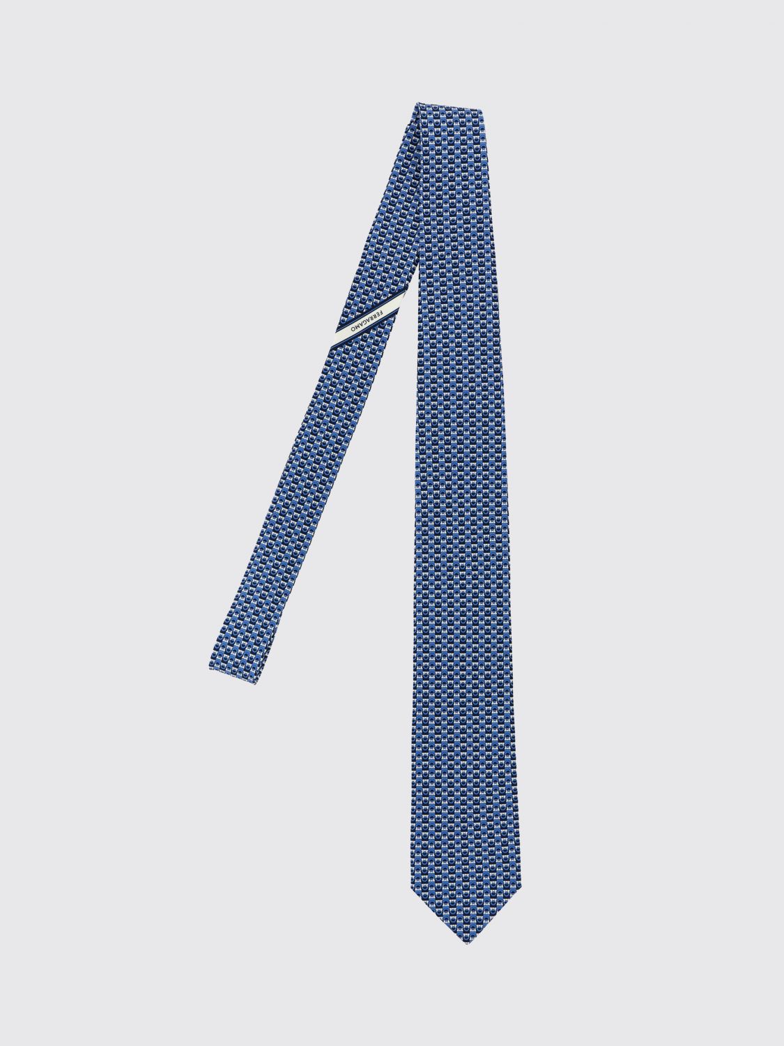 FERRAGAMO Tie Men color Blue　FERRAGAMO ネクタイ メンズ カラー ブルー FERRAGAMO
