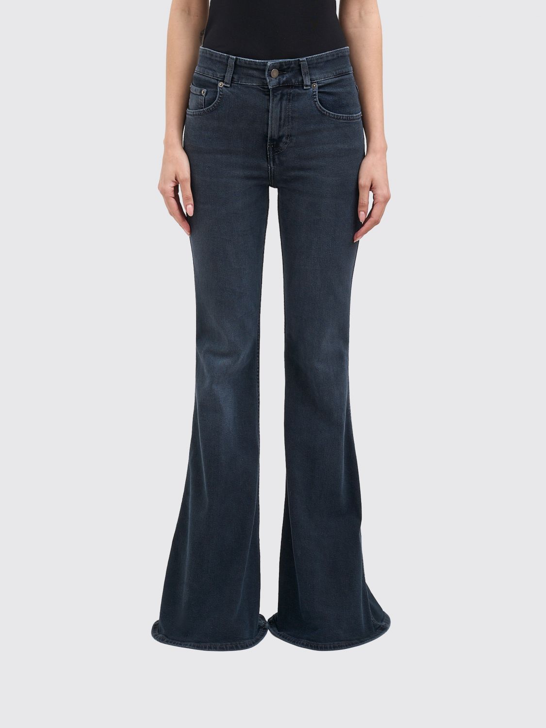 HAIKURE Jeans Damen Farbe Blau