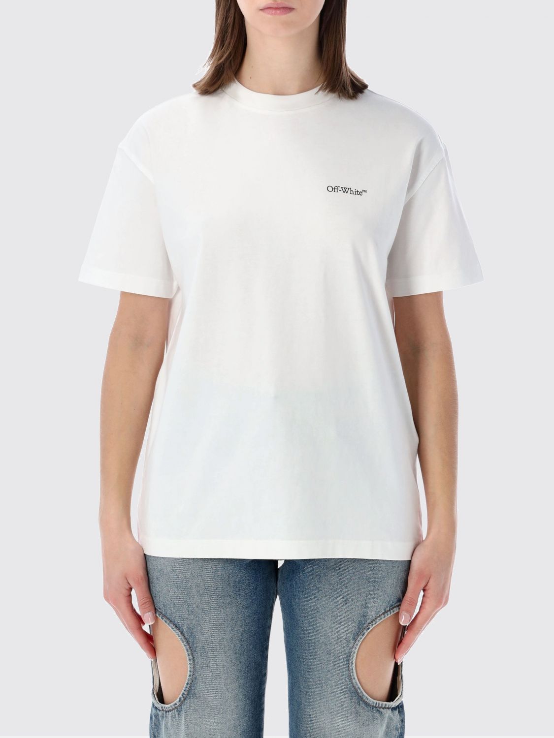 OFF-WHITE T-Shirt Damen Farbe Weiß