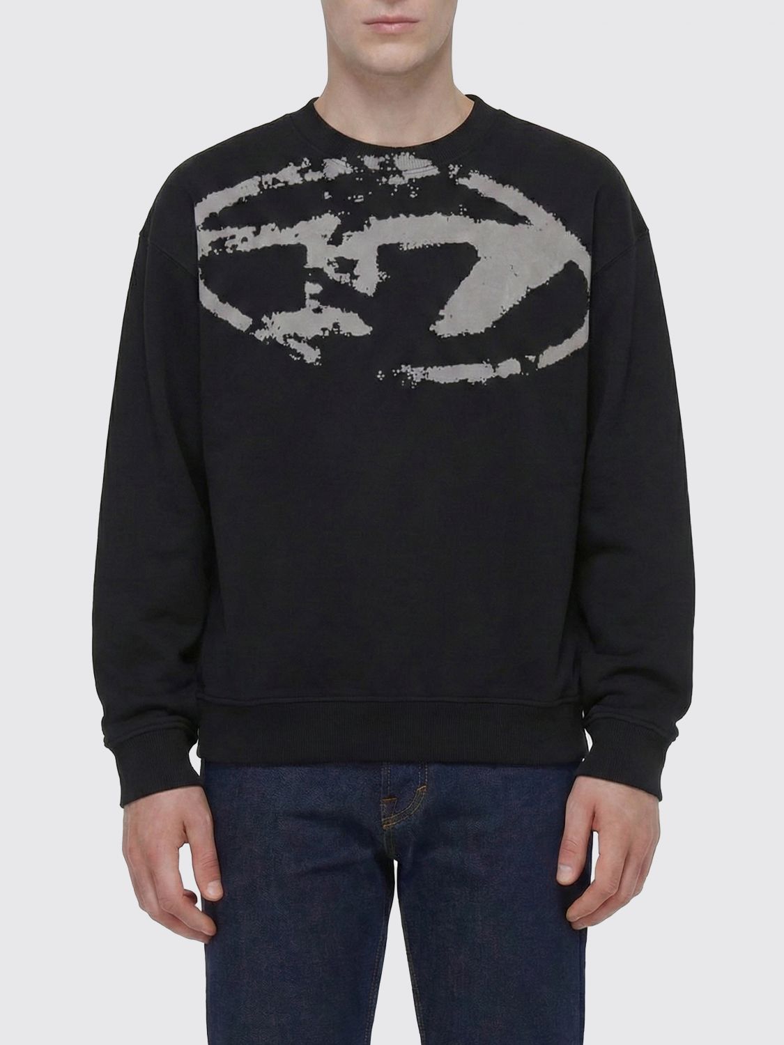 Diesel Ανδρών Μαύρο Sweatshirt Men Color