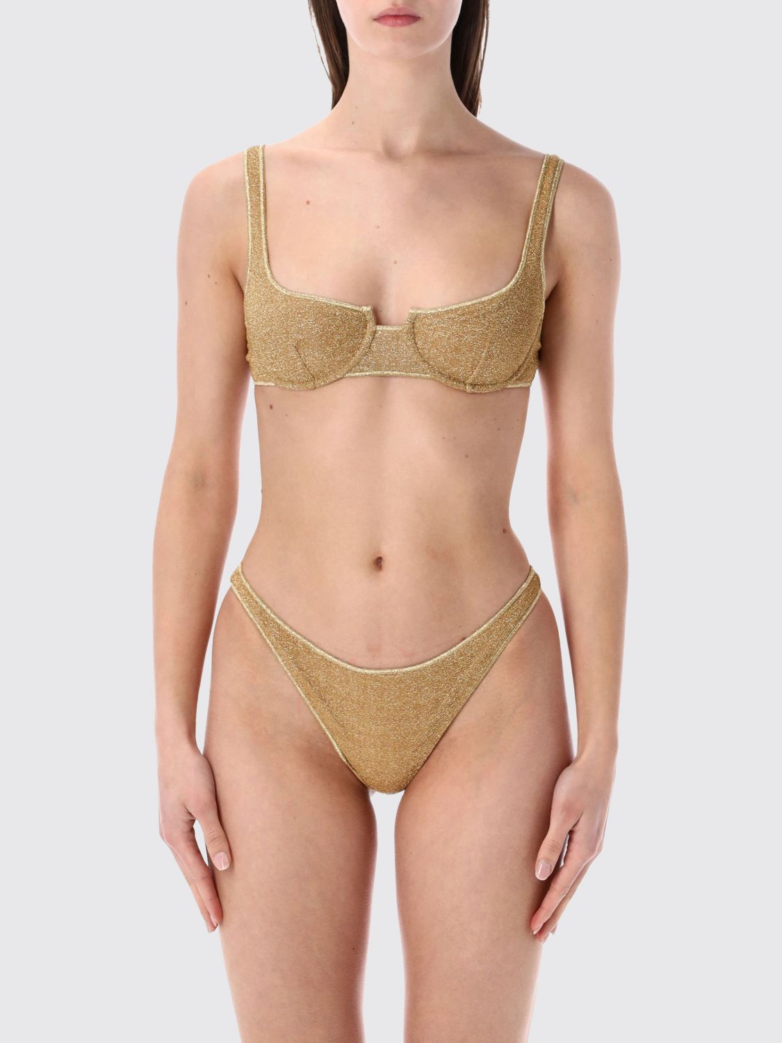 OSÉREE Bademode Damen Farbe Gold