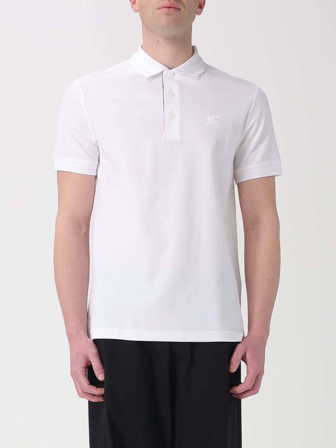 Burberry Polo Shirt Men color White