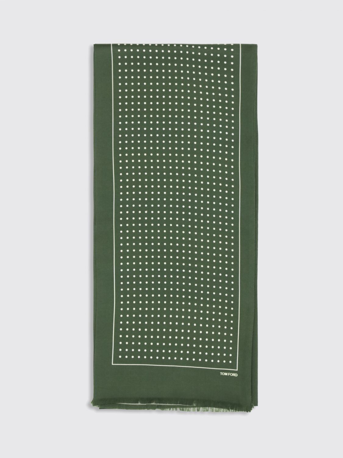 TOM FORD TOM FORD Scarf Men color Green　TOM FORD スカーフ メンズ カラー グリーン