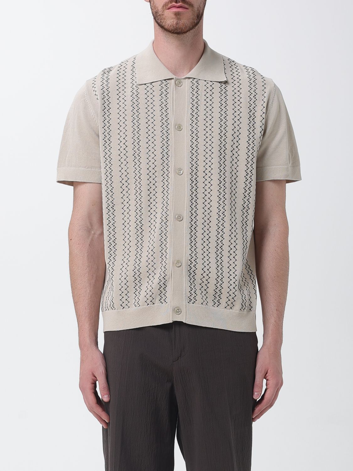 PAOLO PECORA Polo Herren Farbe Beige