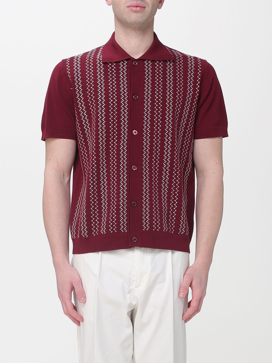 Paolo Pecora Polo Shirt Men color Brown · XXL