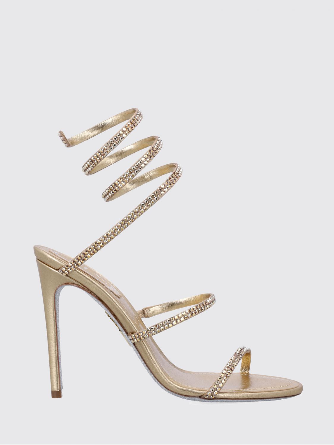 René Caovilla Sandalen Mit Absatz Rene Caovilla Damen Farbe Gold