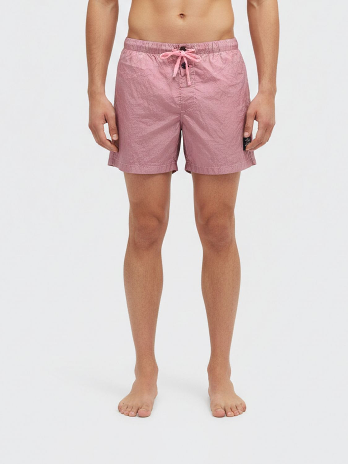 Swimsuit STONE ISLAND Men color Pink