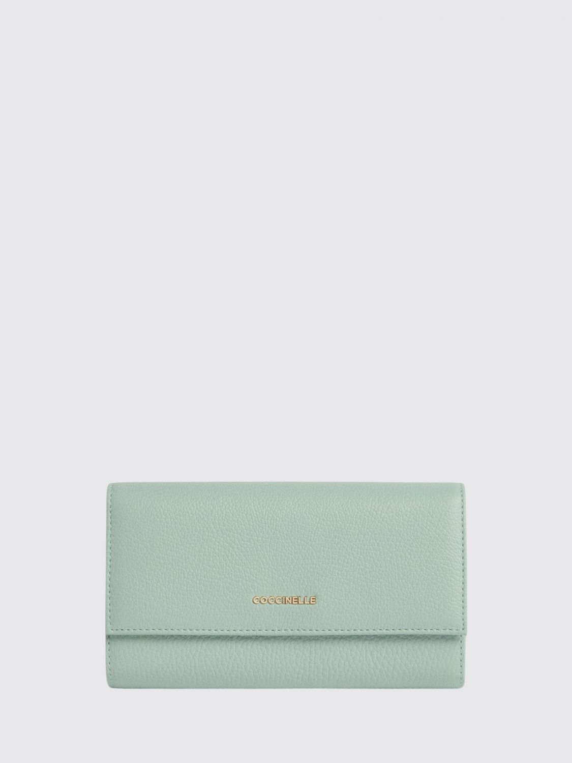 COCCINELLE Portafoglio Metallic Soft in pelle a grana