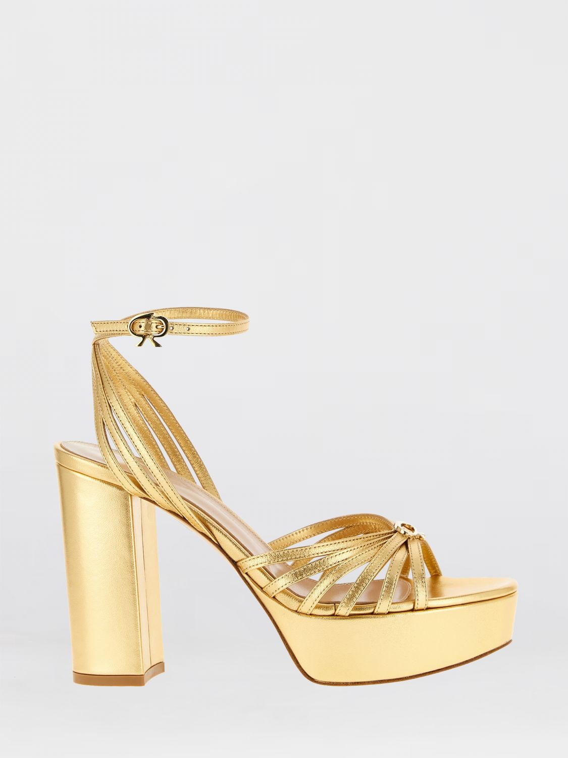 GIANVITO ROSSI Sandalen Mit Absatz Damen Farbe Gold