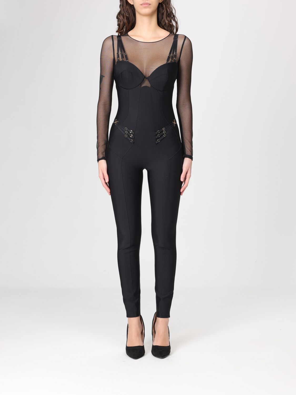 Elisabetta Franchi Jumpsuit Woman color Black
