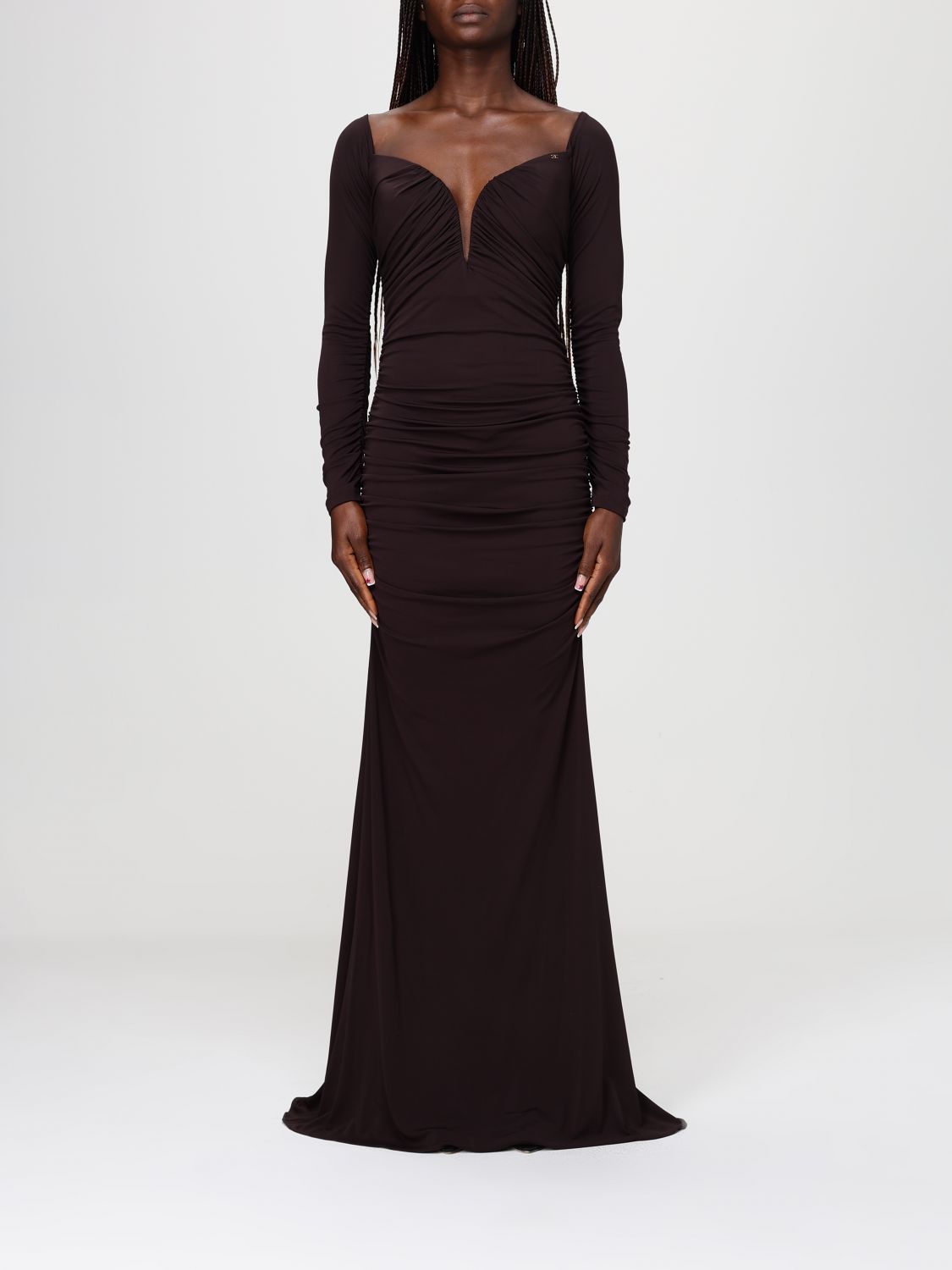 ELISABETTA FRANCHI Kleid Damen Farbe Braun