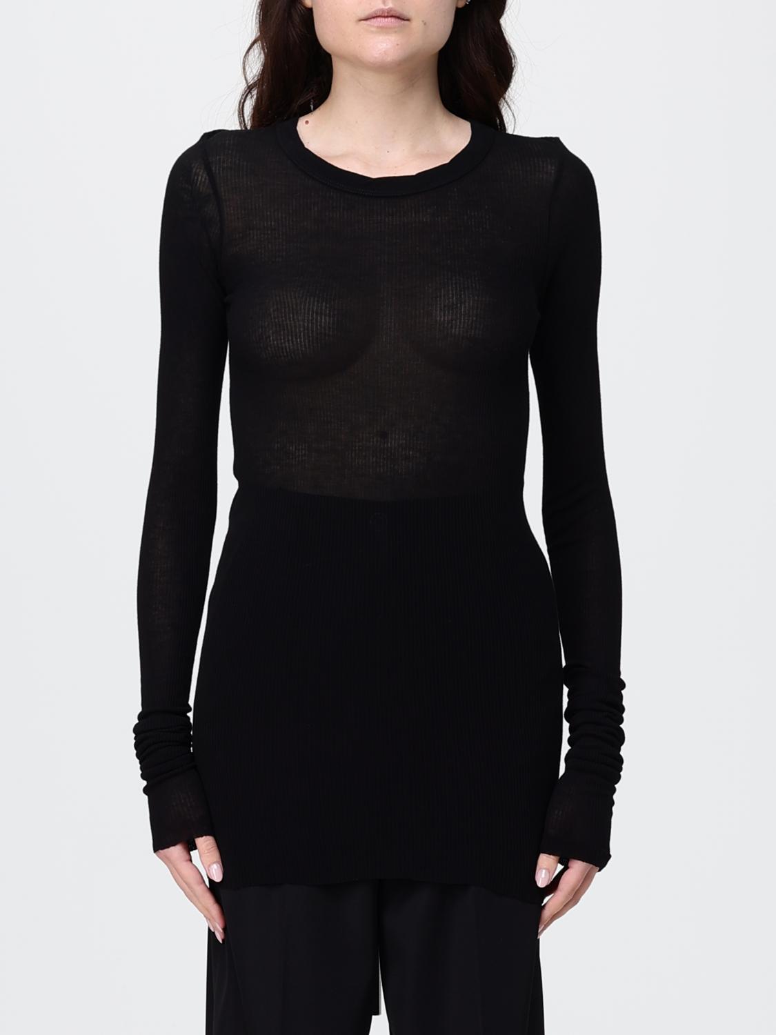 RICK OWENS Sweater Woman color Black