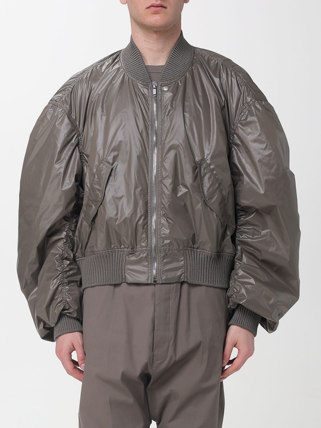 RICK OWENS Jacket Men color Grey