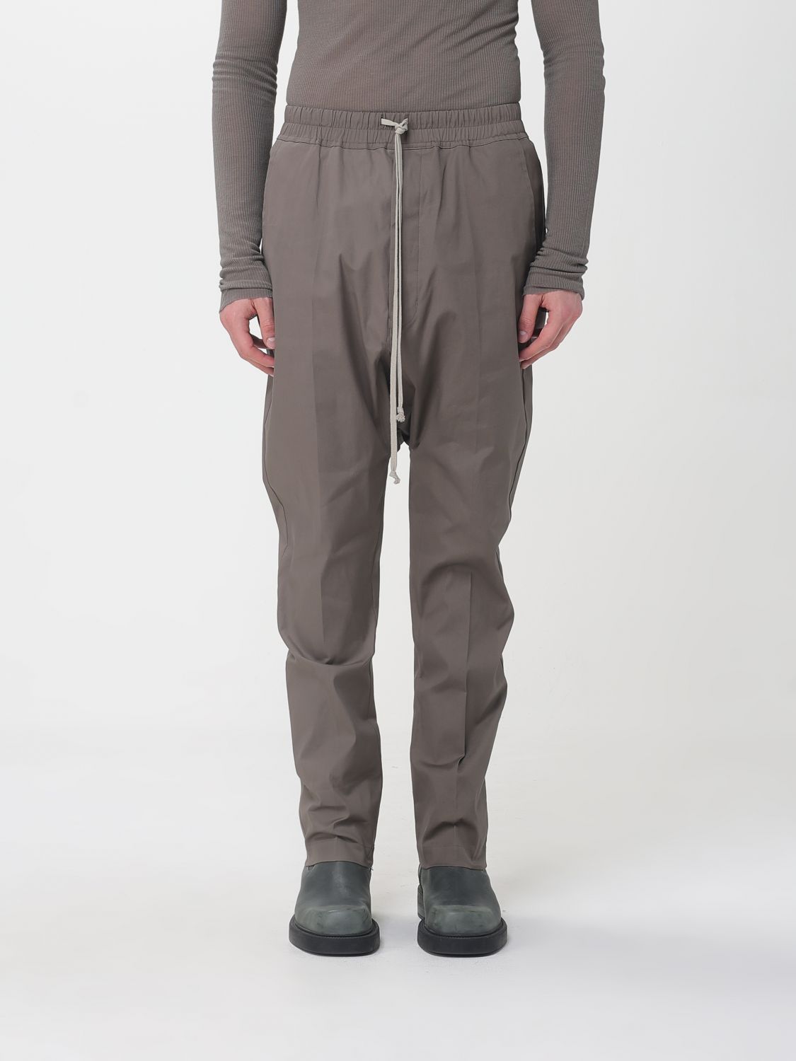 RICK OWENS Pants Men color Grey