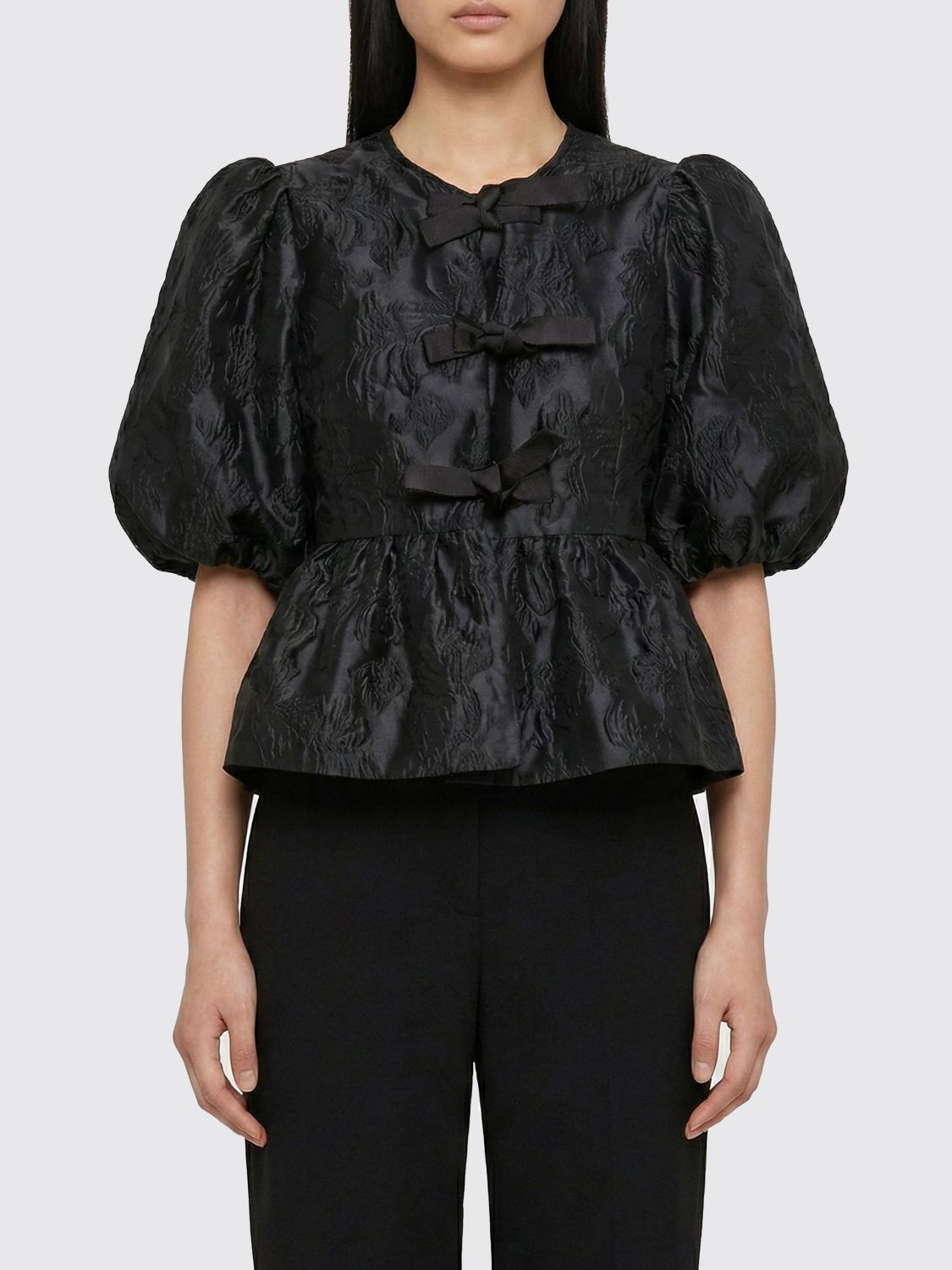 GANNI Top Damen Farbe Schwarz
