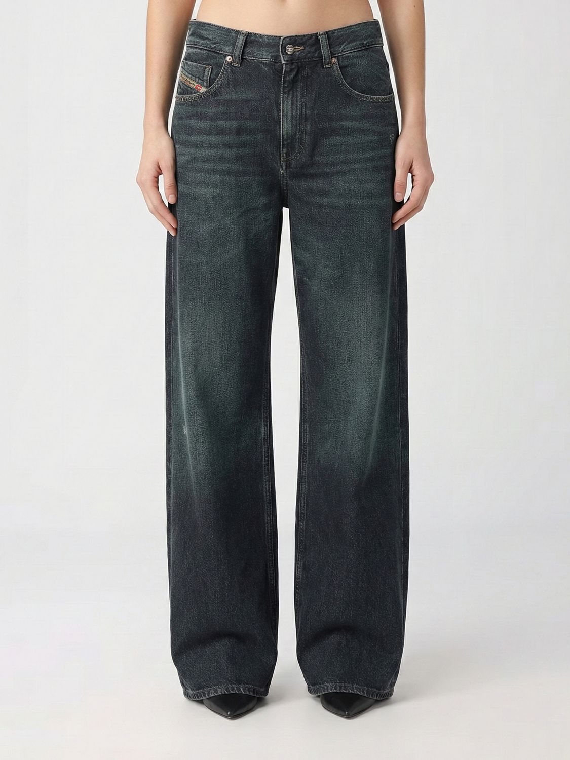 DIESEL Jeans Woman color Blue　DIESEL ジーンズ ウーマン カラー ブルー DIESEL
