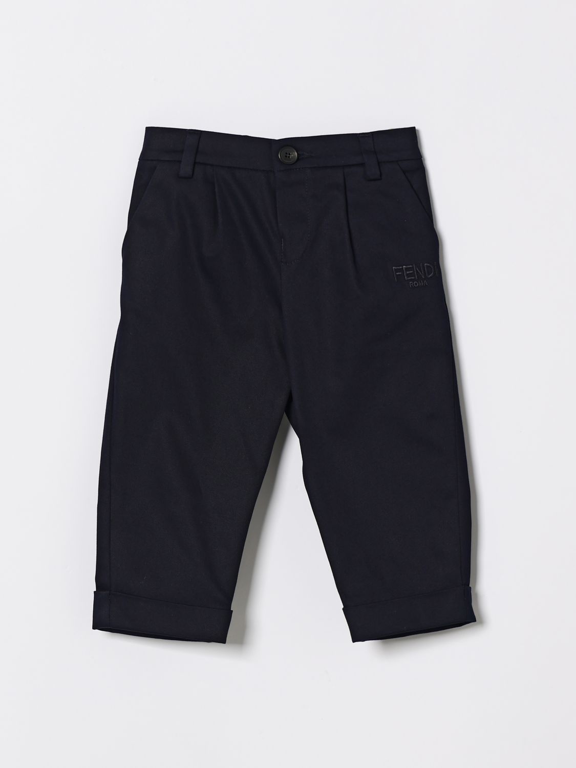 FENDI Pantaloni in cotone stretch