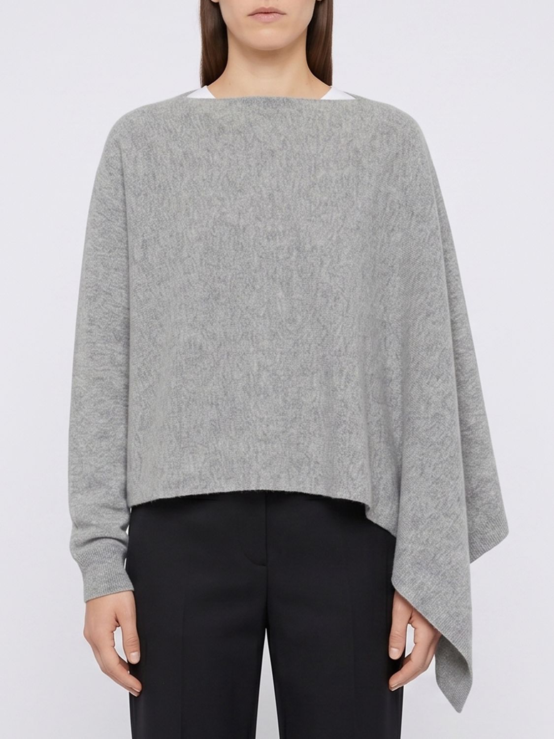 Jil Sander Damen Grau Sweater Woman Color