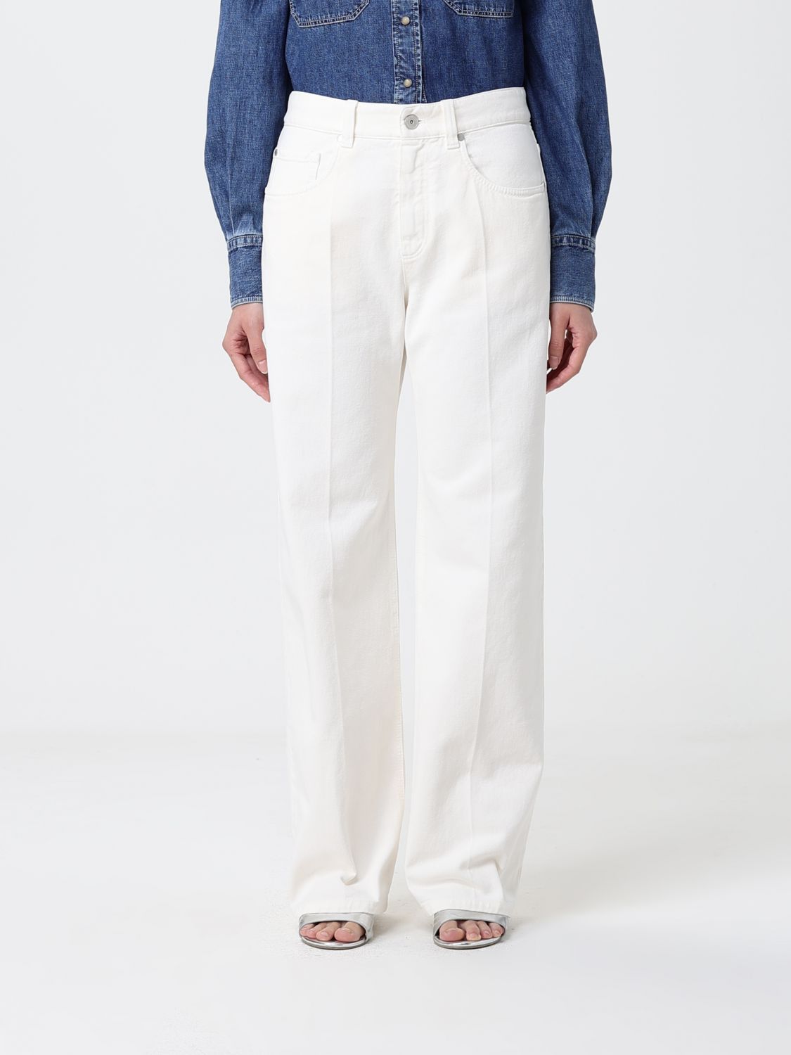 BRUNELLO CUCINELLI Jeans Damen Farbe Weiß