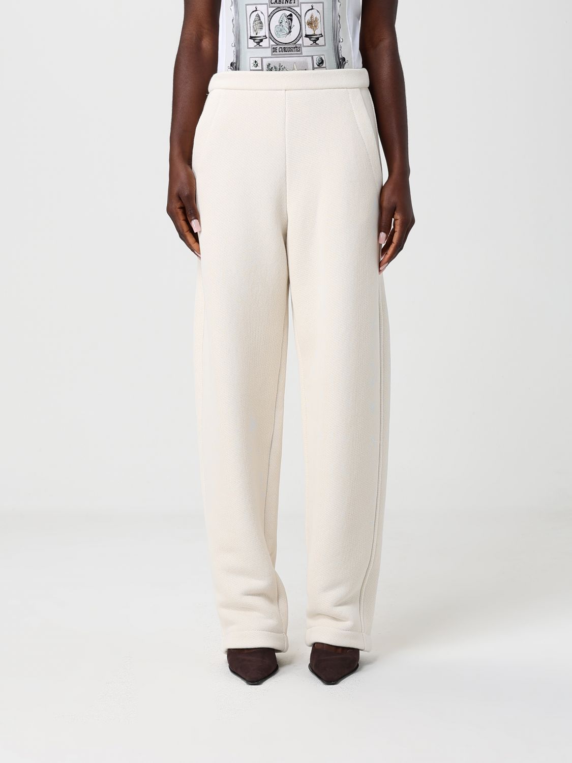 MAX MARA Pants Woman color White　MAX MARA パンツ ウーマン カラー ホワイト MAX