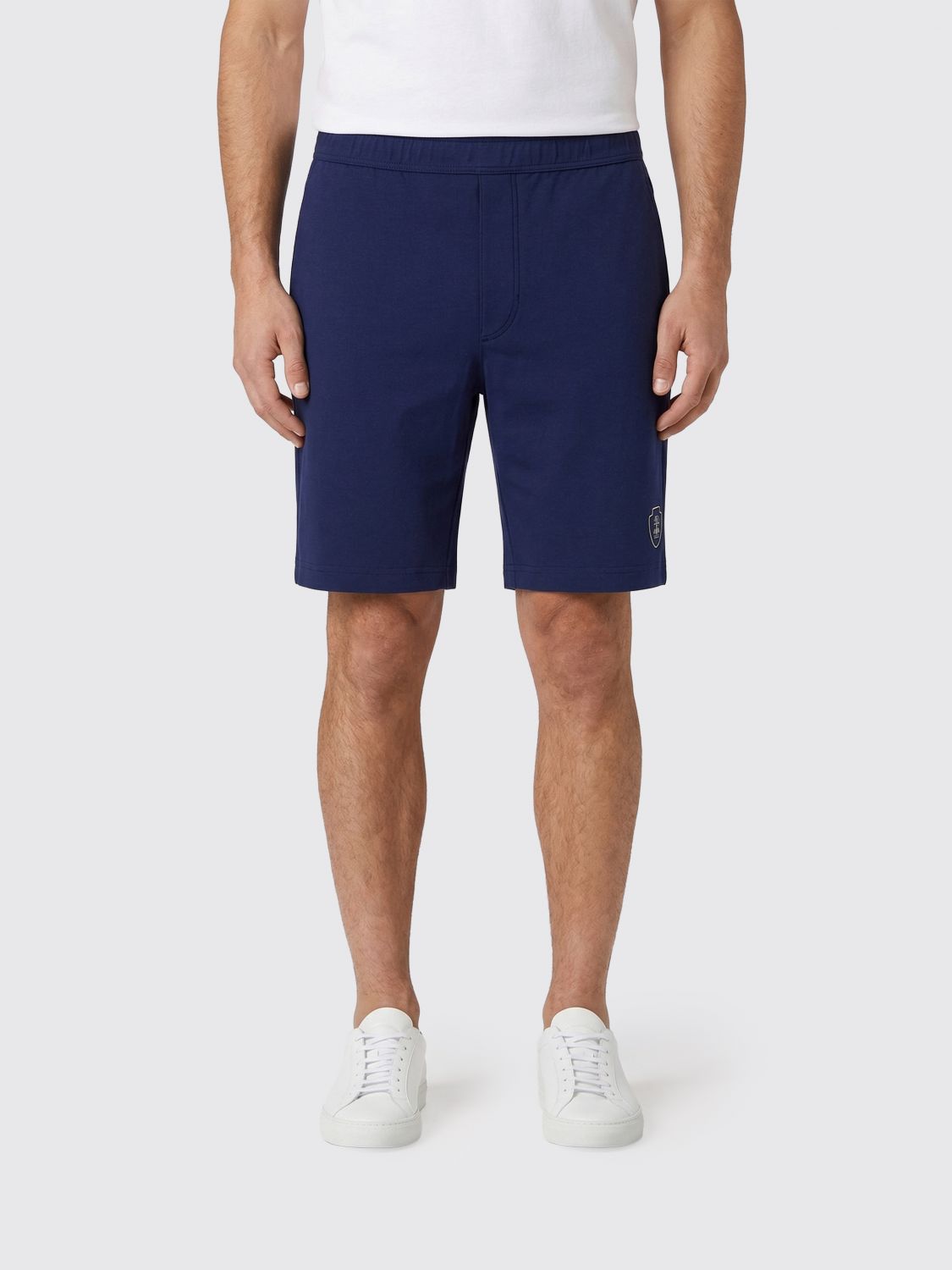 BRUNELLO CUCINELLI Shorts Men color Blue　BRUNELLO CUCINELLI ショーツ メンズ カラー ブルー BRUNELLO