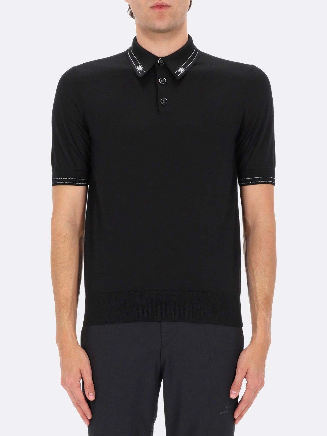 DOLCE & GABBANA Polo Herren Farbe Schwarz