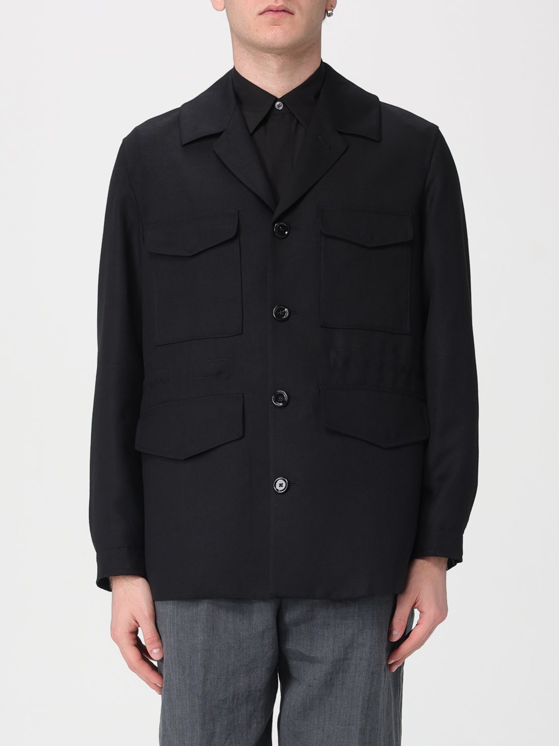 Lardini Jacket Men color Black