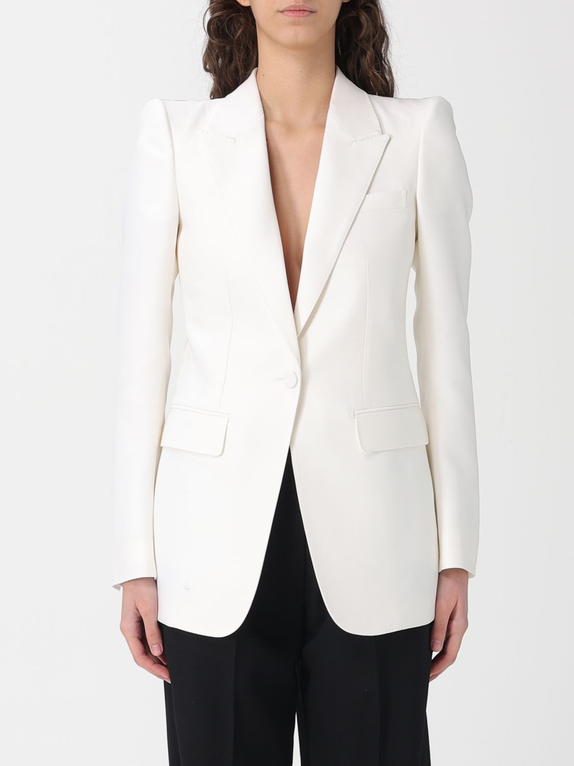 TOM FORD TOM FORD Jacket Woman color White　TOM FORD ジャケット ウーマン カラー ホワイト