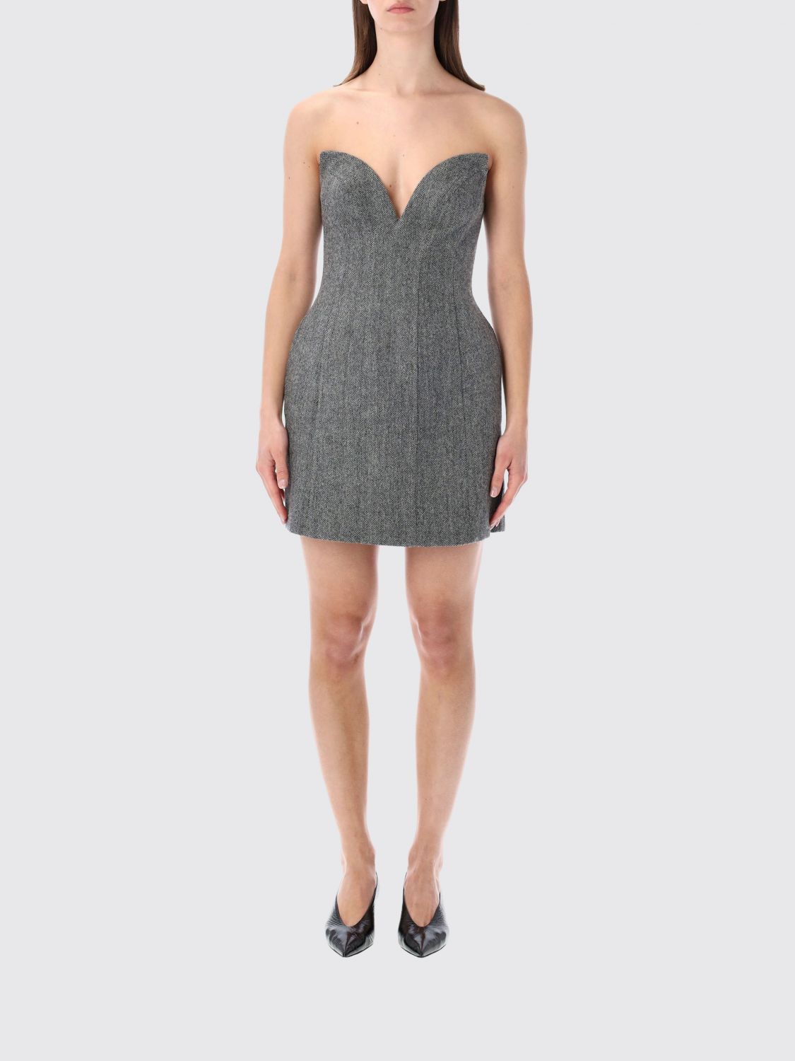 SELF-PORTRAIT Kleid Damen Farbe Grau
