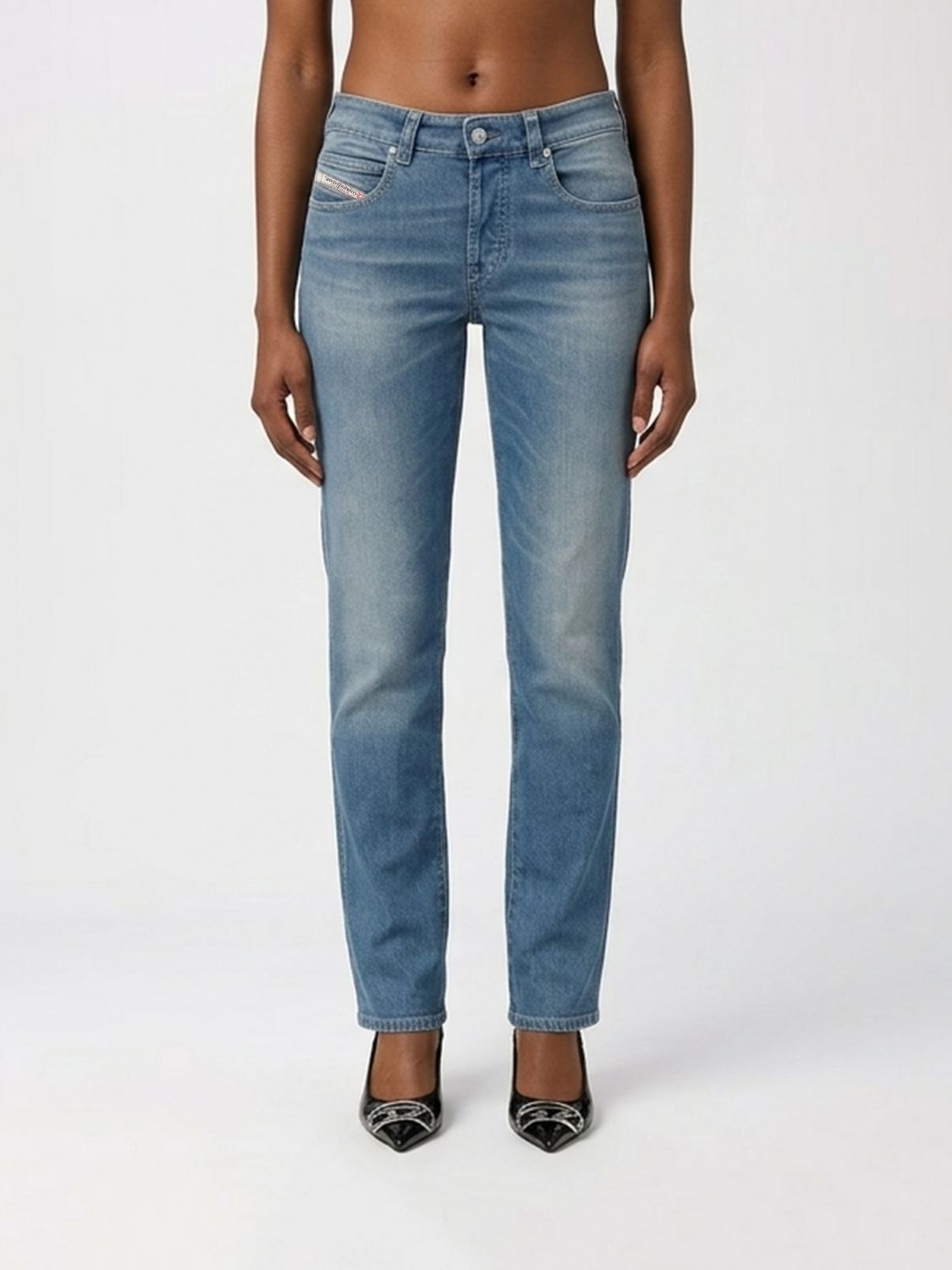 DIESEL Jeans Woman color Blue　DIESEL ジーンズ ウーマン カラー ブルー DIESEL