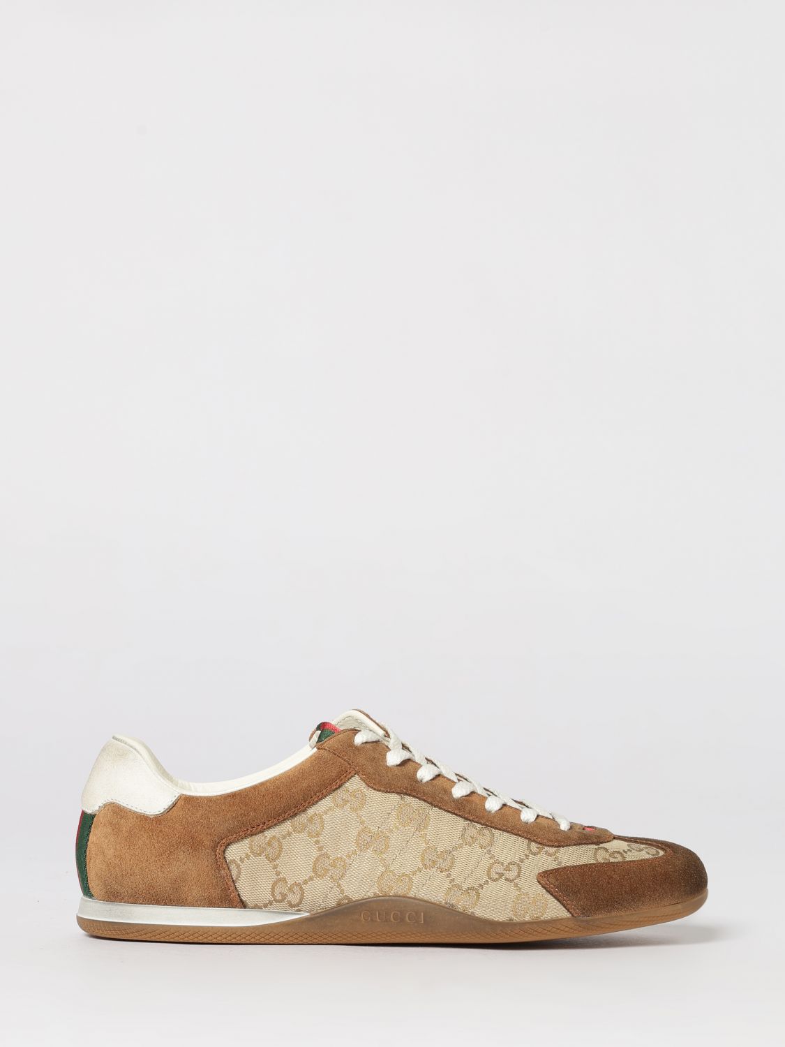 GUCCI Sneakers Shift in tessuto GG e camoscio used