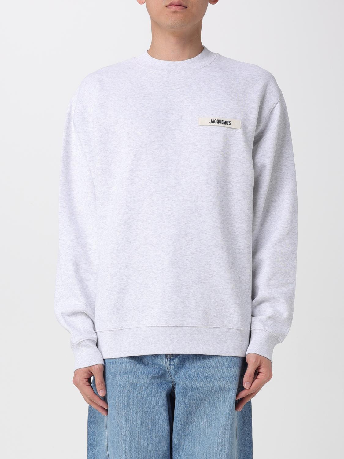 JACQUEMUS JACQUEMUS Sweatshirt Men color Grey　JACQUEMUS スウェットシャツ メンズ カラー グレー