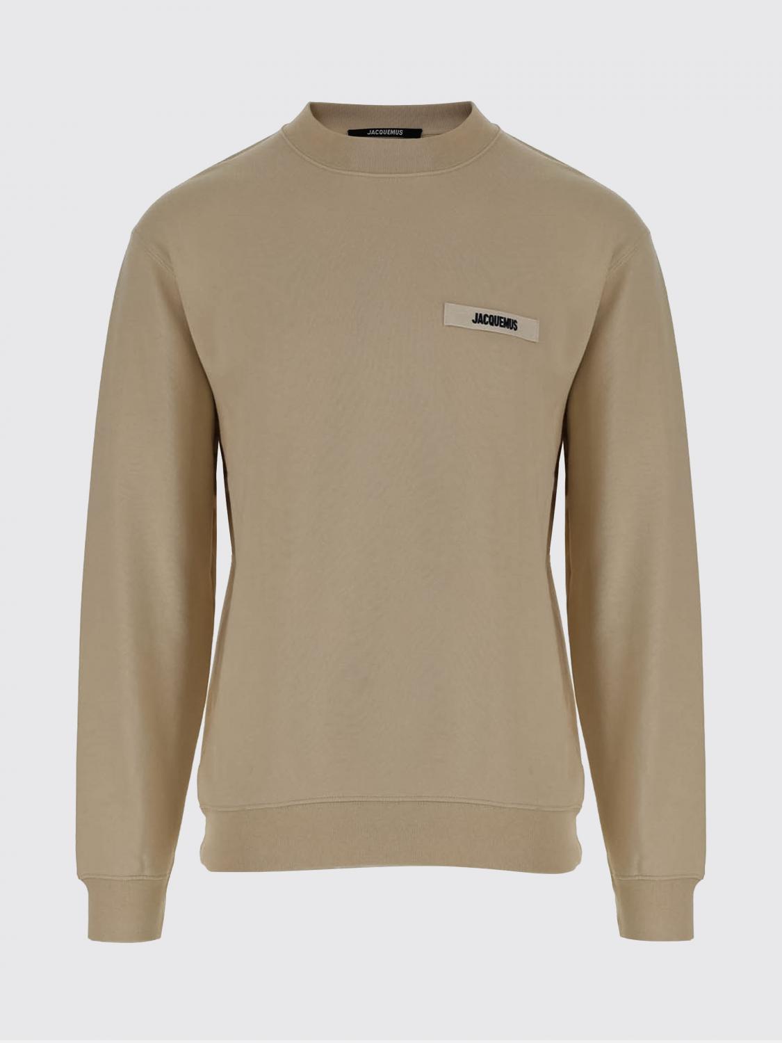 JACQUEMUS JACQUEMUS Sweatshirt Men color Sand　JACQUEMUS スウェットシャツ メンズ カラー サンド