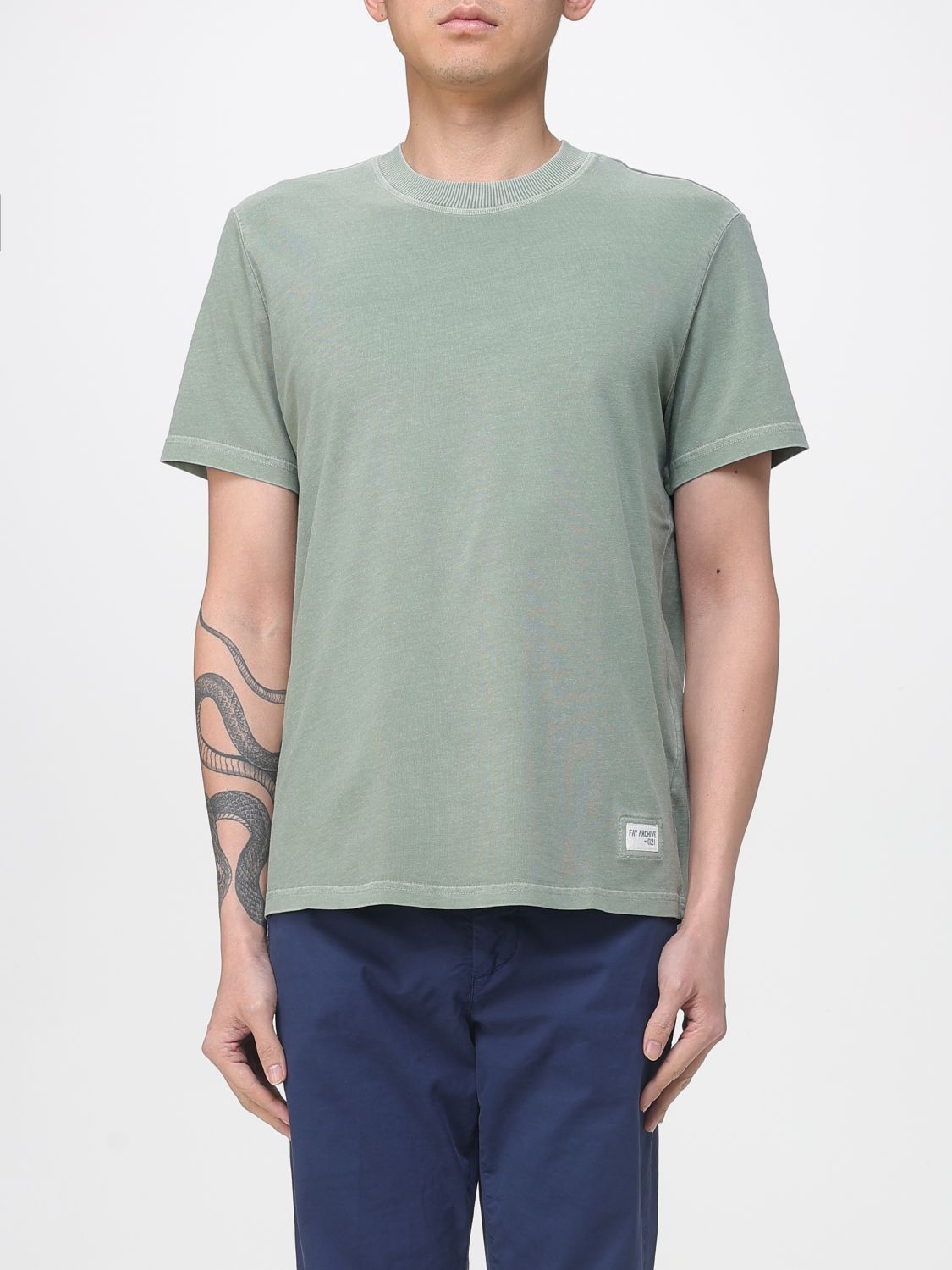 T-shirt in cotone basic Fay
